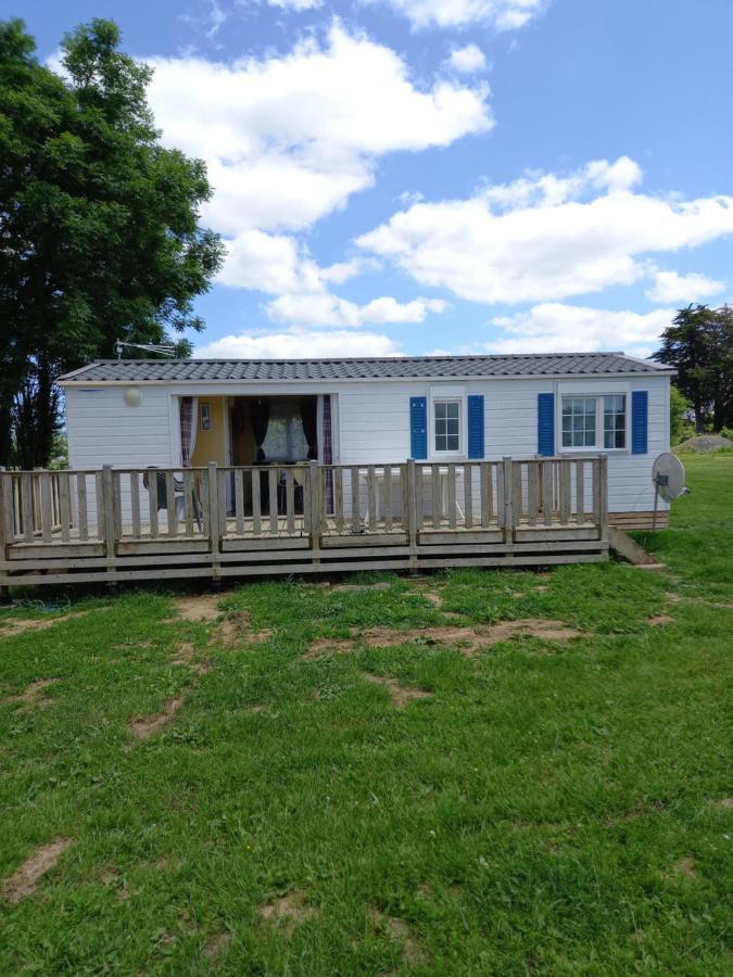 mobilhome nature Saint-Laurent-sur-Mer Exterior foto