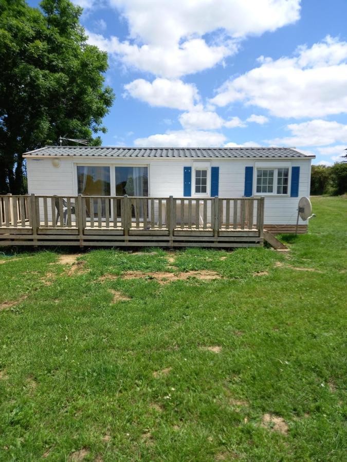 mobilhome nature Saint-Laurent-sur-Mer Exterior foto