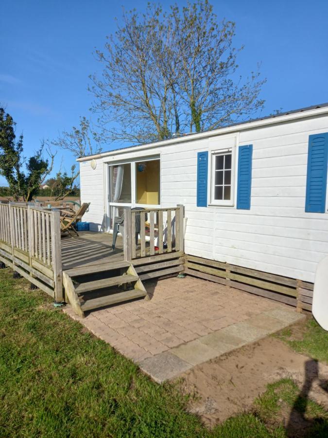 mobilhome nature Saint-Laurent-sur-Mer Exterior foto