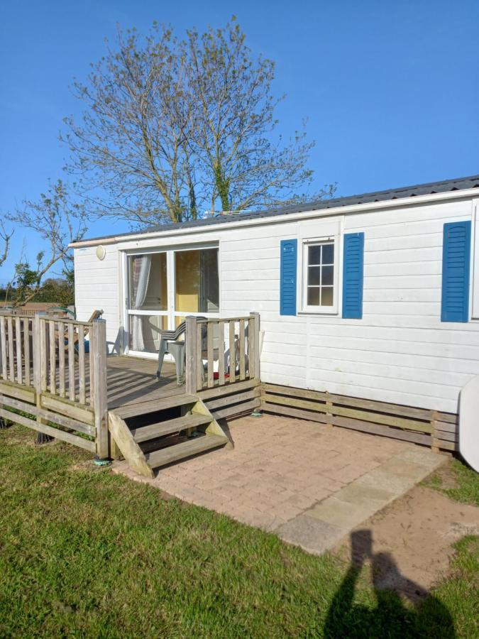 mobilhome nature Saint-Laurent-sur-Mer Exterior foto